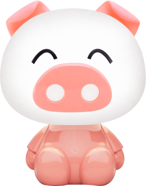 KDR-603B-PK LAMPA STOŁOWA ŚWINKA RÓŻOWA/PINK