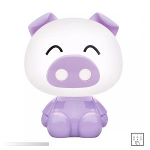 KDR-603B-PE LAMPA STOŁOWA ŚWINKA FIOLETOWA/PURPLE