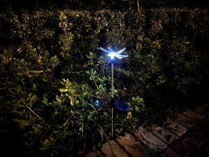 VK018A LAMPA ZEWNĘTRZNA SOLARNA WAŻKA SREBRNA/SILVER