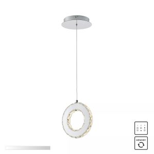 MD3713-1-3CT GIRONA LAMPA WISZĄCA CHROM/CHROME