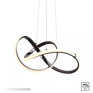 MD9717-1-3BCD INDIGO LAMPA WISZĄCA CZARNY CHROM/BLACK CHROME