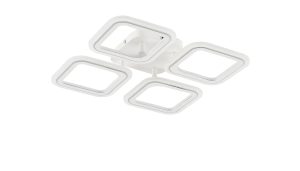 MS232040R-WH STELLAR LAMPA SUFITOWA BIAŁA-CHROM/WHITE-CHROME