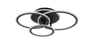 MS238130-BK LUNAR LAMPA SUFITOWA CZARNA-ZŁOTA/BLACK-GOLD