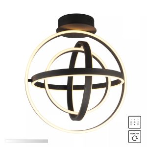 MX9203-4-3BD TESS LAMPA SUFITOWA CZARNA/BLACK