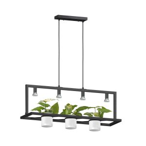 P0536-04B-P7AB PLANTER LAMPA WISZĄCA CZARNA/BLACK