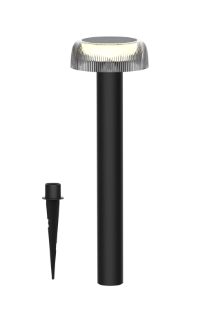 PT33111 BLUET LAMPA OGRODOWA ZEWNĘTRZNA SOLARNA CZARNA/BLACK