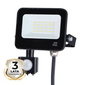 Naświetlacz LED 20W 4000K PIR
