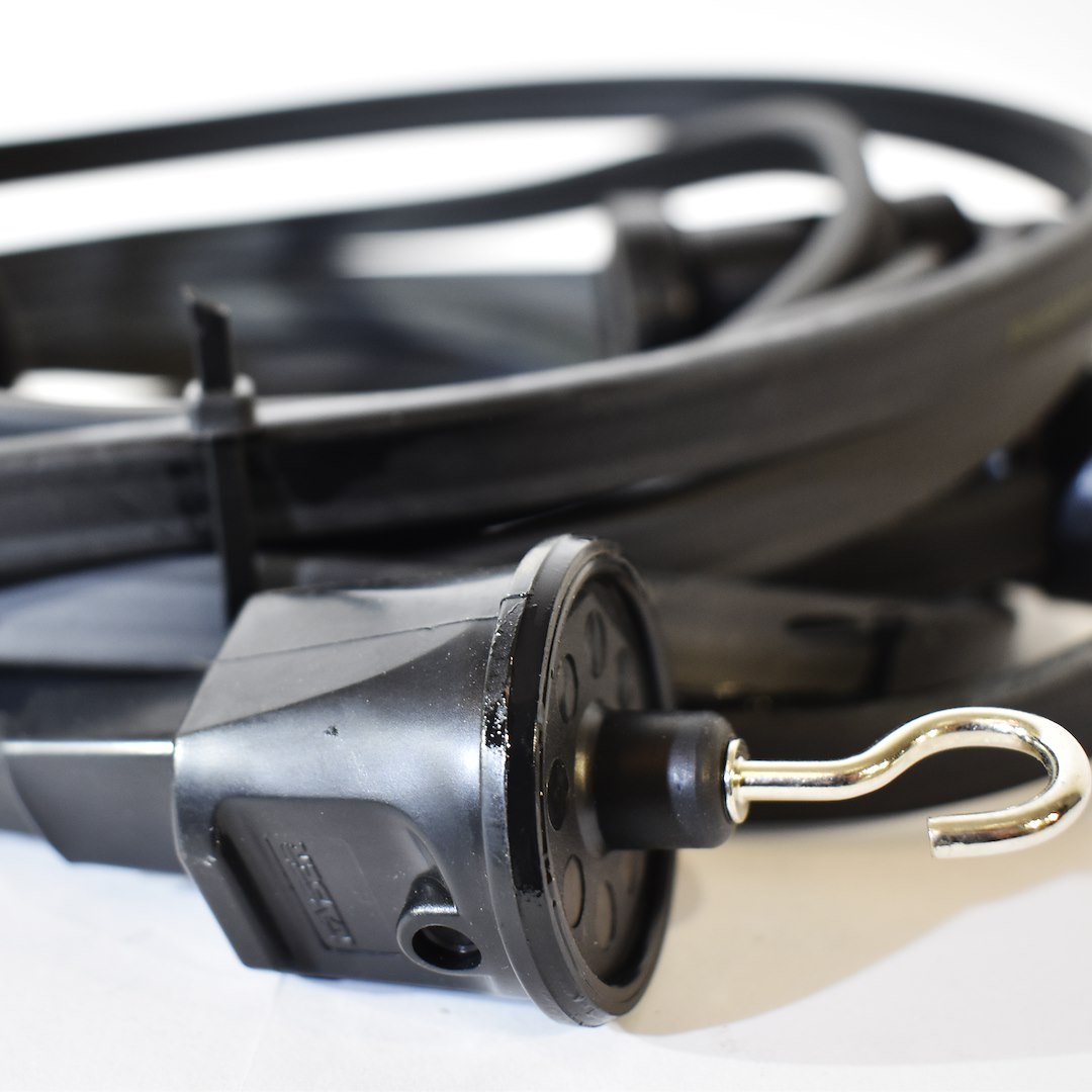 Girlanda Profesjonalna IP44 5M + Hak Końcowy Czarny - obrazek 2