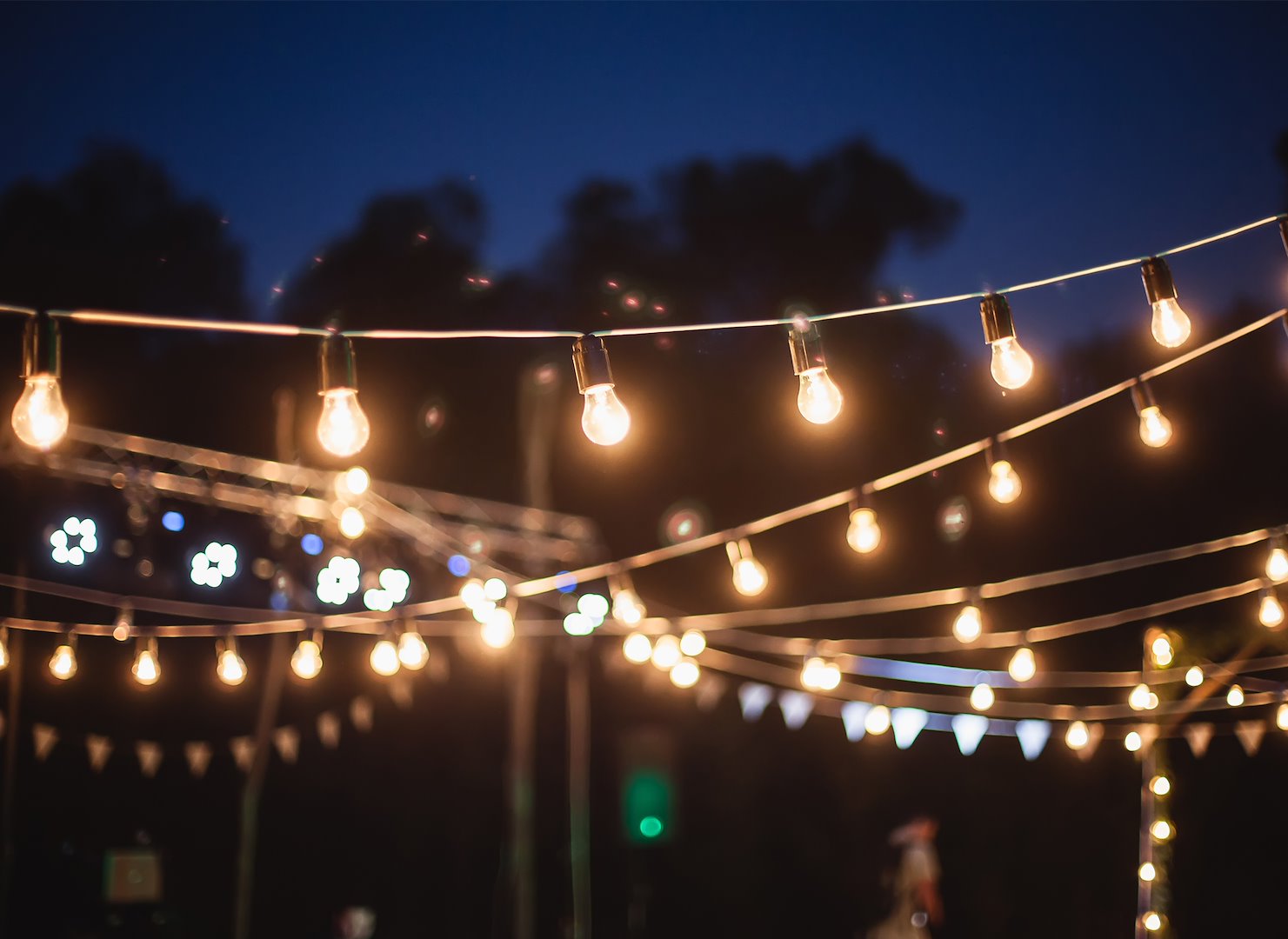 Girlanda Profesjonalna IP44 5M + Hak Końcowy Czarny - obrazek 3