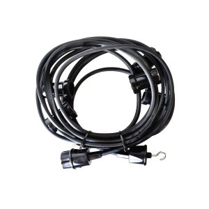 Girlanda Profesjonalna IP44 22M + Hak Końcowy Czarny