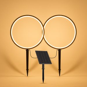 Lampa Solarna Rings 2x1,5W 2x25lm 3000K