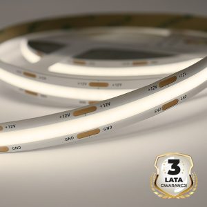 Taśma COB 5W/460lm/320/m  4000K IP20 12V 30m