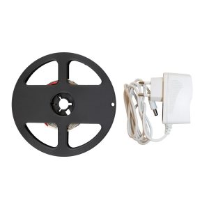 TAŚMA LED 3M +ZASILACZ IP65 B.ZIMNA