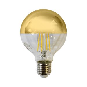 Żarówka Filamentowa LED 5W G80 E27 GOLD Barwa: Ciepła
