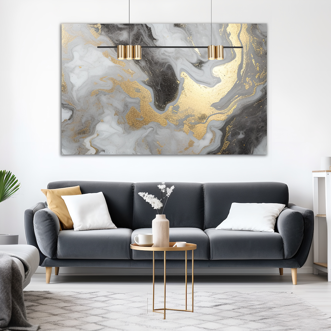 Lampa wisząca (listwa) Genesis Czarny Złoty 5xGU10 - obrazek 4