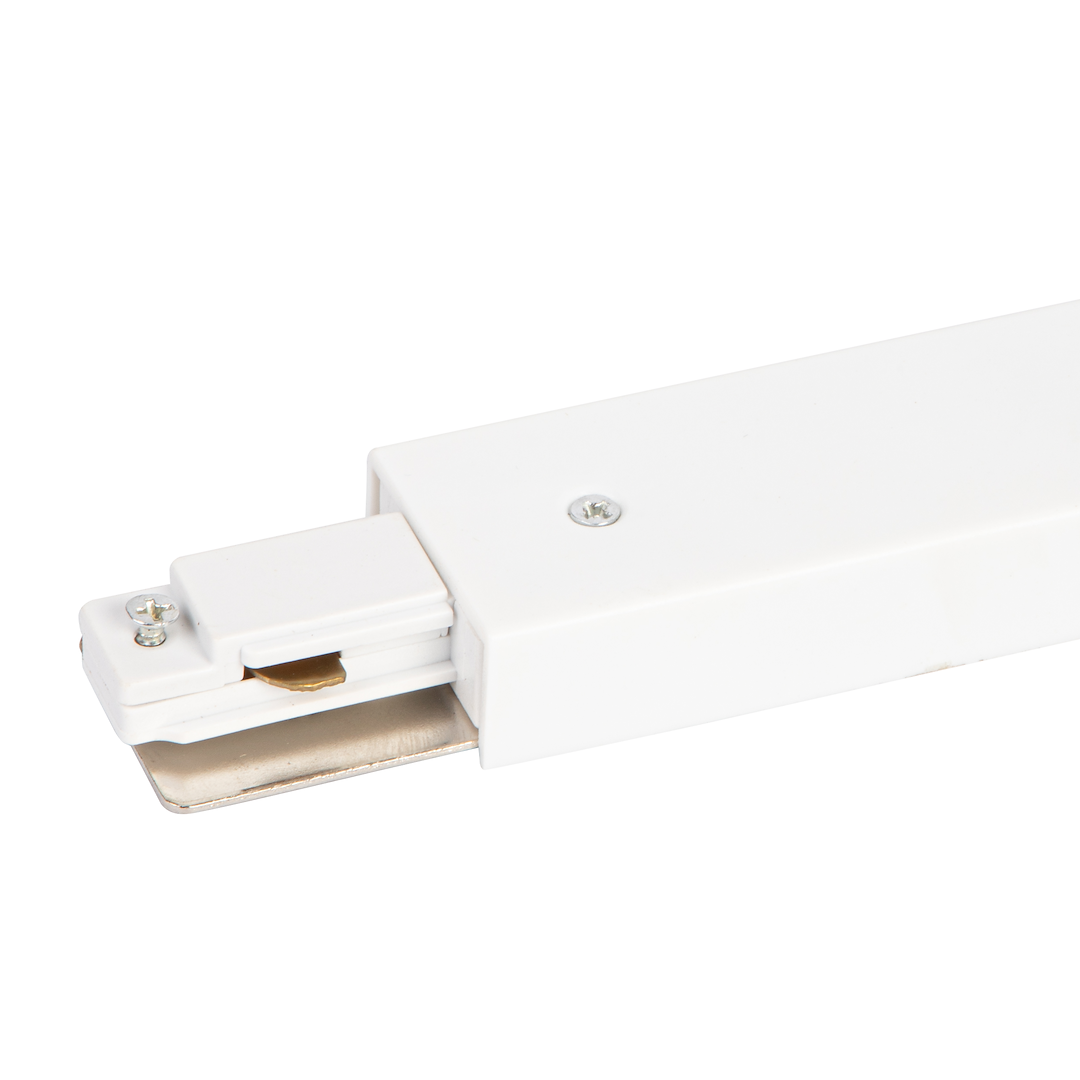 Łącznik Prosty Track Biały 1-Obwodowy + zasilanie centralne v2.0 - obrazek 2