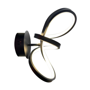 Kinkiet Tesoro Czarny 15W LED