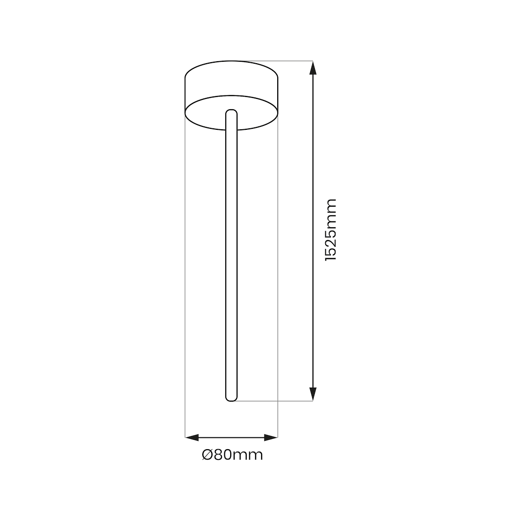Zawiesie Zasilające Prowadnica Track Biały 3-Obwodowy - obrazek 4