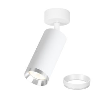 Oprawa Mica Spot Biały + Chrom 1xGU10