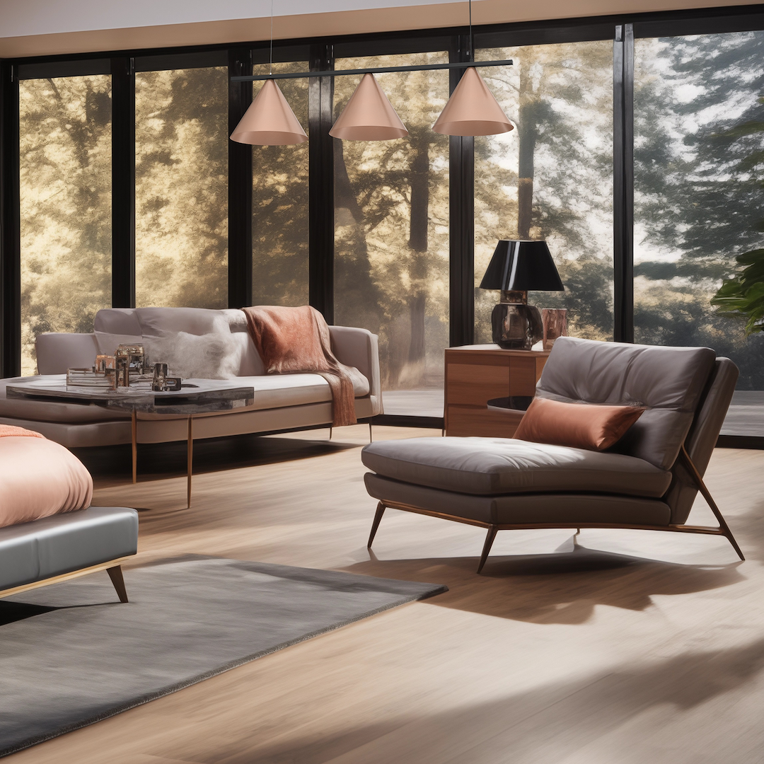 Lampa wisząca CAPITAL CZARNY-MIEDZIANY 3XGX53 - obrazek 4