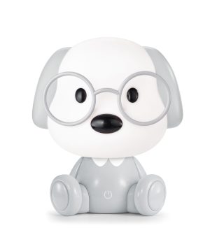 KDR-621-GR LAMPA STOŁOWA PIES SZARA/GREY