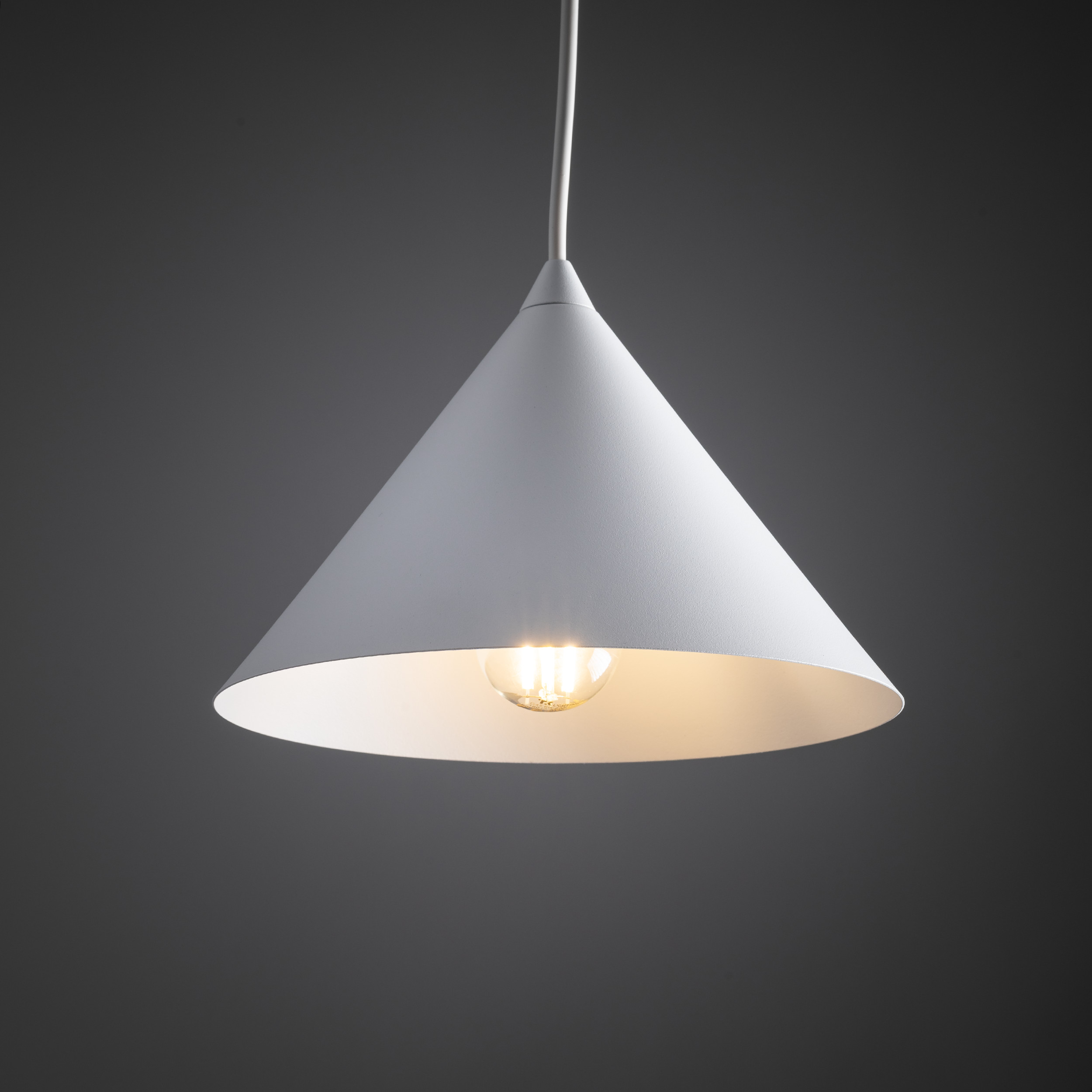 CONO S WHITE LAMPA WISZĄCA 1XE27 - obrazek 2