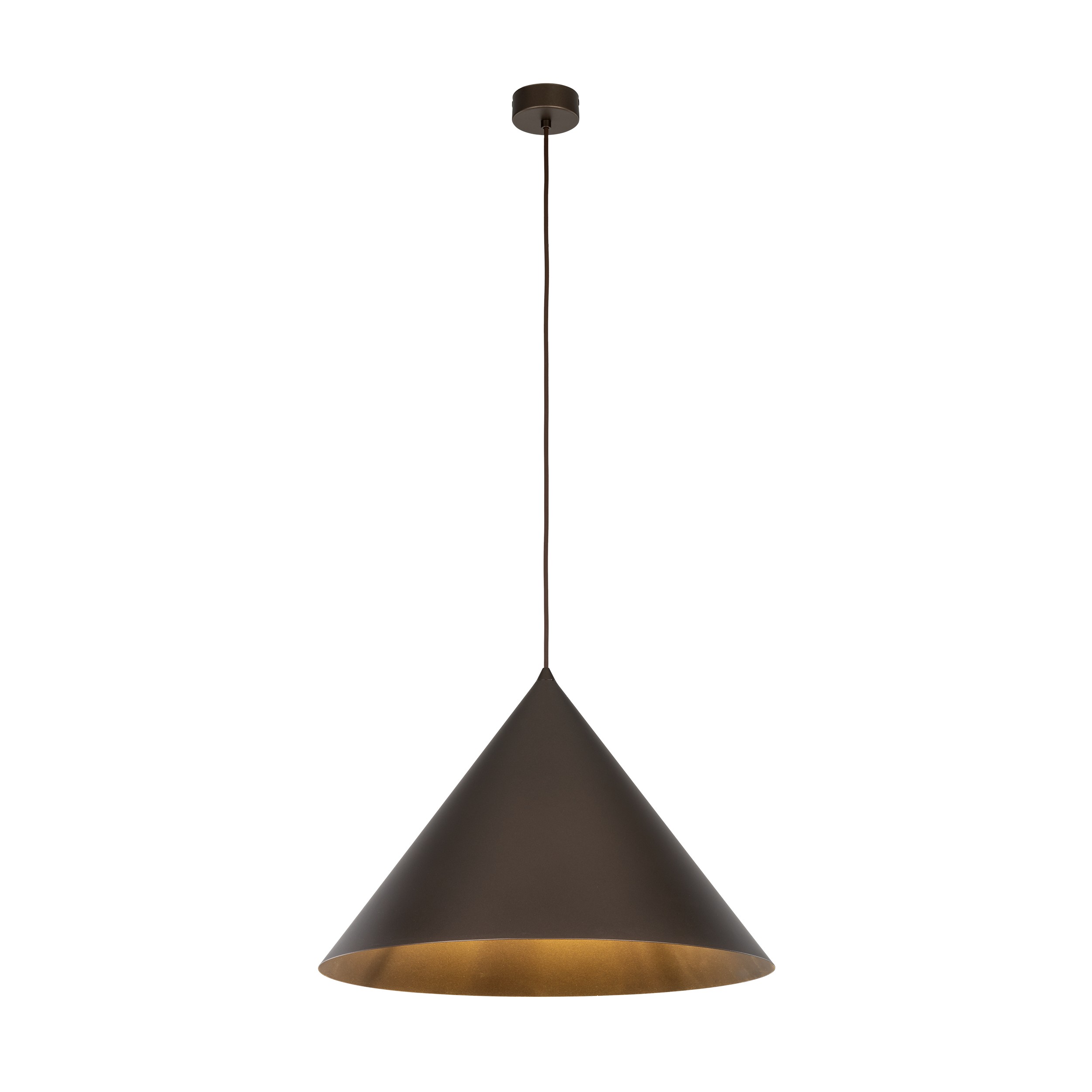CONO XL BROWN LAMPA WISZACA 1XE27 - obrazek 4