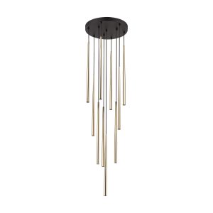 PIANO BLACK GOLD LAMPA WISZACA 10