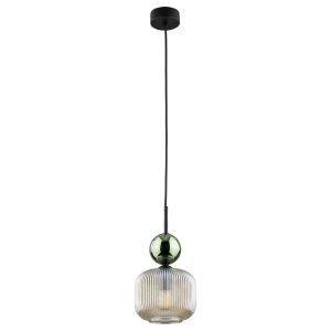 SOPHIA GREEN COGNAC LAMPA WISZĄCA 1XE14