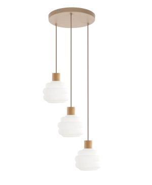 MELIA LAMPA WISZĄCA 3XE27  KOŁO