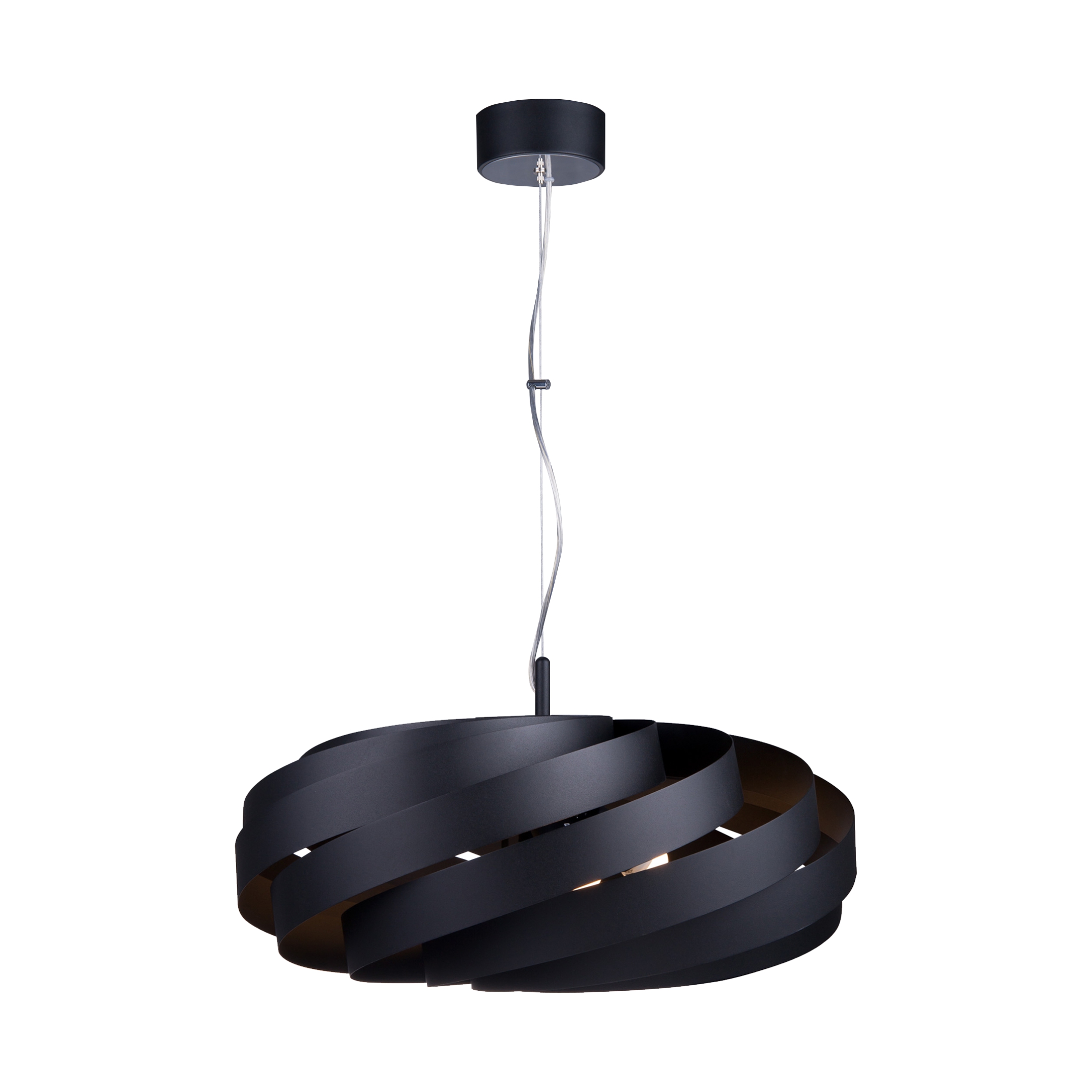 1133 LAMPA WISZĄCA VENTO 60CM CZARNA/BLACK