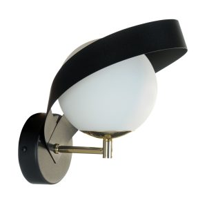 1140 KINKIET NELA CZARNO-ZŁOTY/BLACK-GOLD