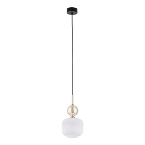 SOPHIA COGNAC WHITE LAMPA WISZACA 1XE14