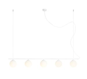 LAMPA WISZĄCĄ BERYL GLASS 5 WHITE