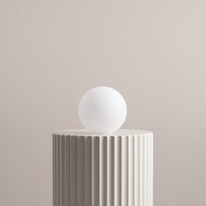 KLOSZ ø14 BIAŁY MAT