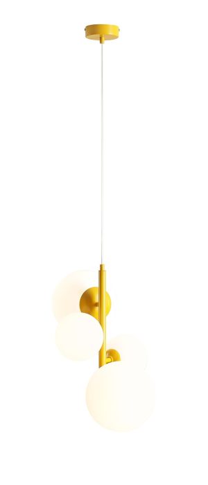 LAMPA WISZĄCA BLOOM 4 MUSTARD