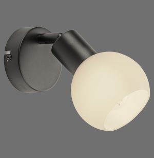 12150-18 LOKI KINKIET CZARNY