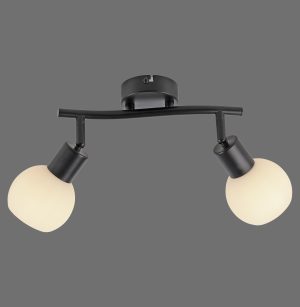 12151-18 LOKI LAMPA SUFITOWA CZARNY