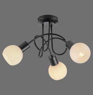 12153-18 LOKI LAMPA SUFITOWA CZARNY