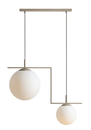 LAMPA WISZĄCA ZAC 2 BEIGE MATTE