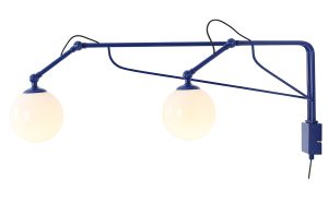 KINKIET SOHO GLASS 2 COBALT