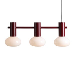 LAMPA WISZĄCA FLO 3 RUBY S
(żarówki w zestawie)