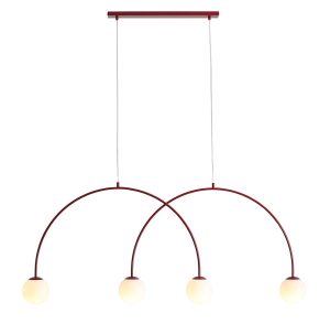 LAMPA WISZĄCA UNA 4 RED WINE L