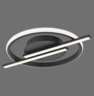 14130-18 KORSA LAMPA SUFITOWA CZARNY