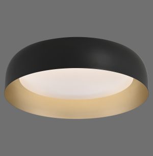 14215-18 OSKO LAMPA SUFITOWA CZARNY/ZŁOTY