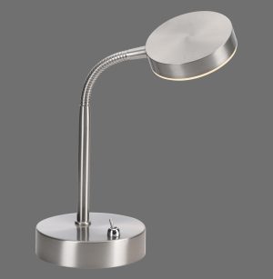 14419-55 HENSKEN LAMPA STOŁOWA SREBRNY