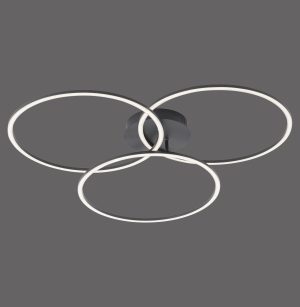 14539-18 IVAKA LAMPA SUFITOWA CZARNY