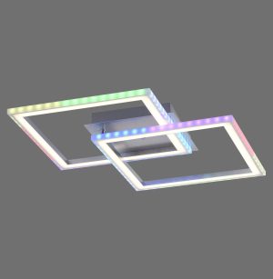 14634-55 FELIX60 LAMPA SUFITOWA SREBRNY