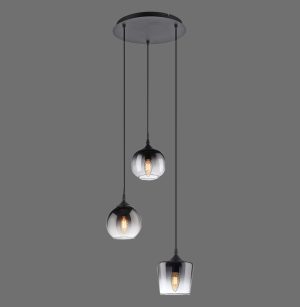 15424-18 ZEA LAMPA WISZĄCA CZARNY