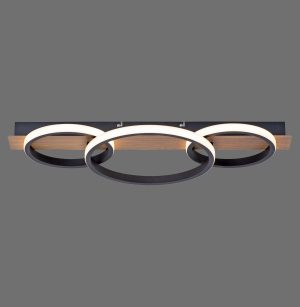 15616-78 TROOPER LAMPA SUFITOWA DREWNO/CZARNY